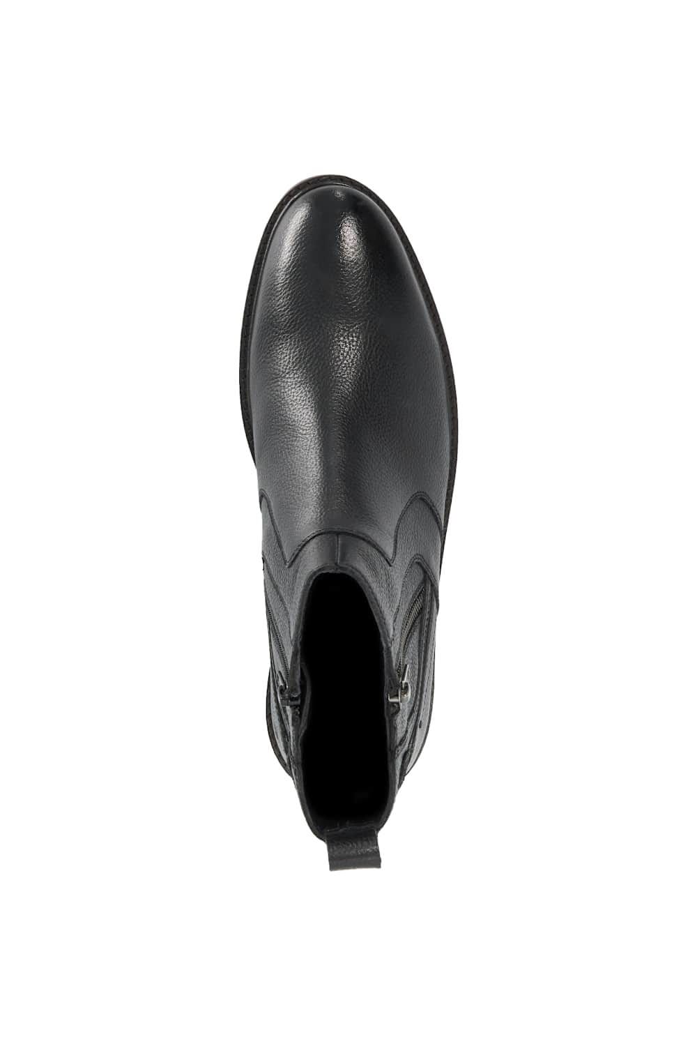 Dune London Dune London Men's 'Scouter' Leather Smart Boots in Black - 4