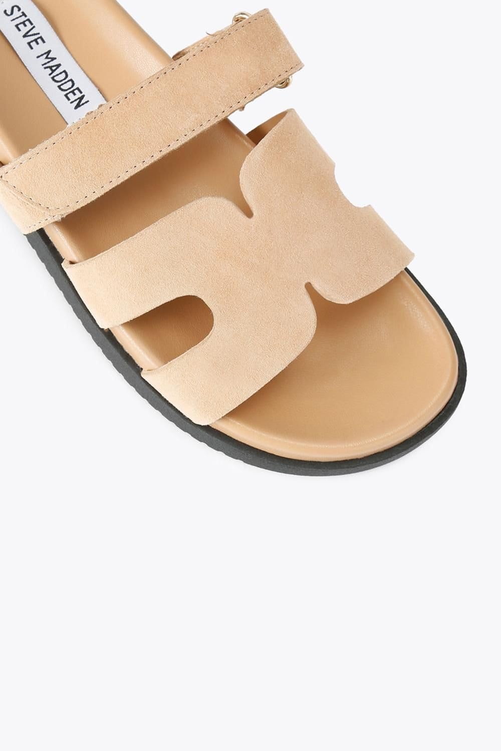 Steve Madden STEVE MADDEN Women's 'Missile 295' Suede Sandals in Beige - 4