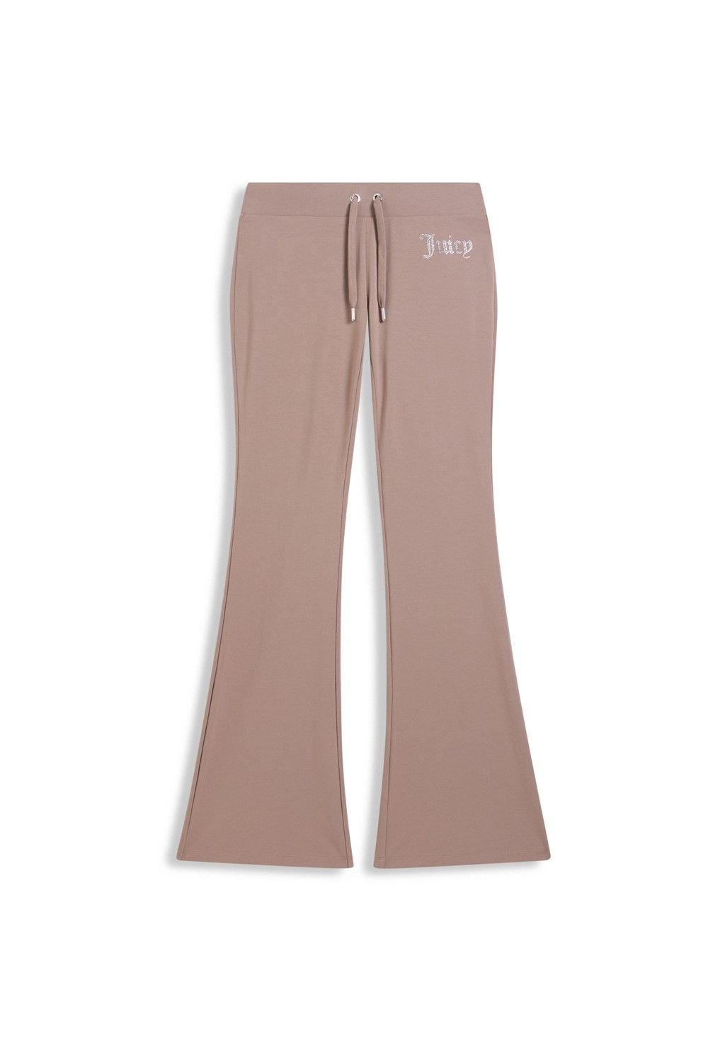 Juicy Couture Juicy Couture Women's Apollo Diamante Jersey Low Rise Pant in Brown - 3