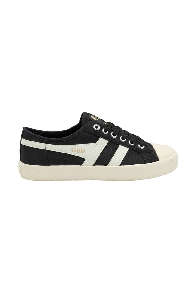 Gola Gola Women's 'Coaster' Canvas Lace-Up Trainers in Black - 2