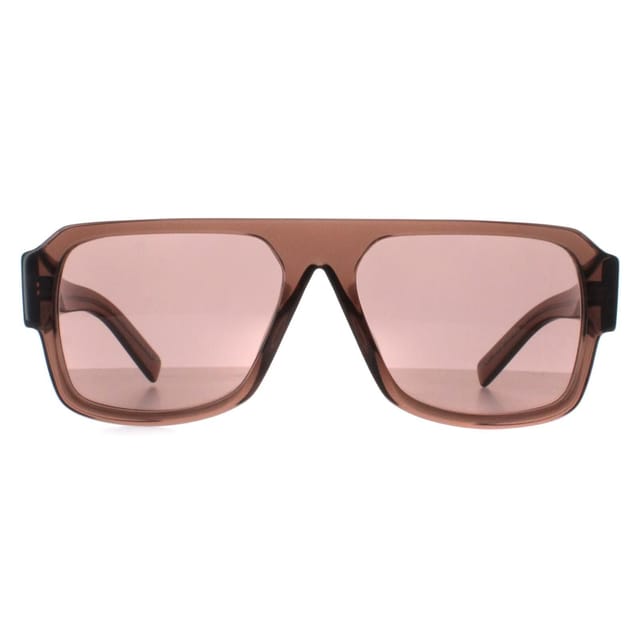 Prada Prada Men's Aviator Transparent Brown Light Brown PR22YS - 2
