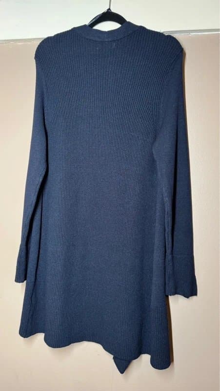 Monsoon Monsoon navy longline cardigan size S