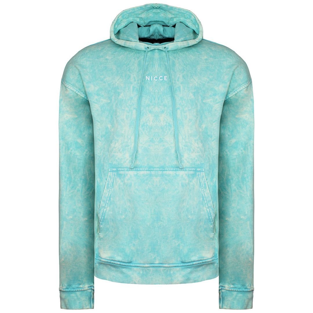 Nicce Nicce Women's Long Sleeve Pullover Aqua Blue Cala Oversized Hoodie - 2