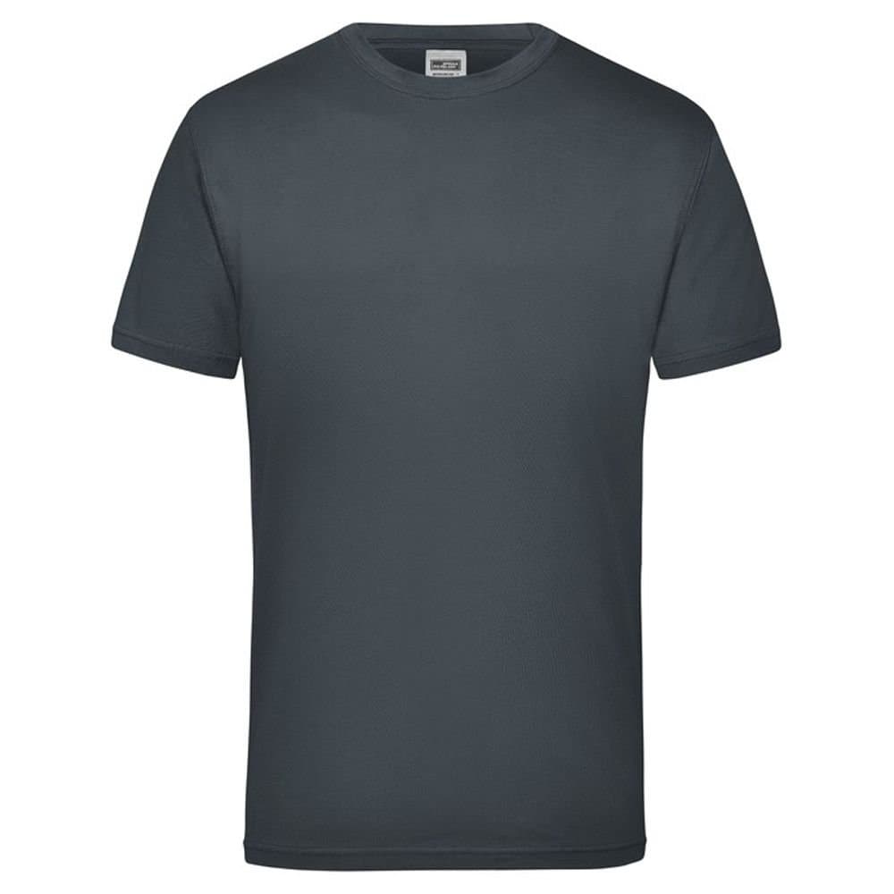 James and Nicholson James and Nicholson Men's Workwear T-Shirt in Dark Grey