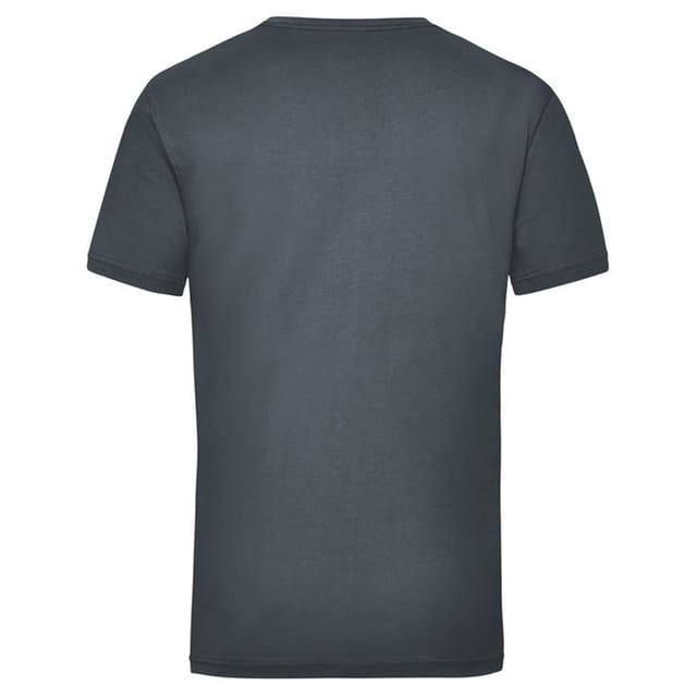 James and Nicholson James and Nicholson Men's Workwear T-Shirt in Dark Grey - 2
