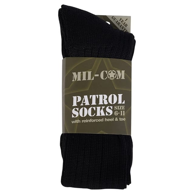 Mil-Com Mil-Com Men's Boot Socks in Black - 2