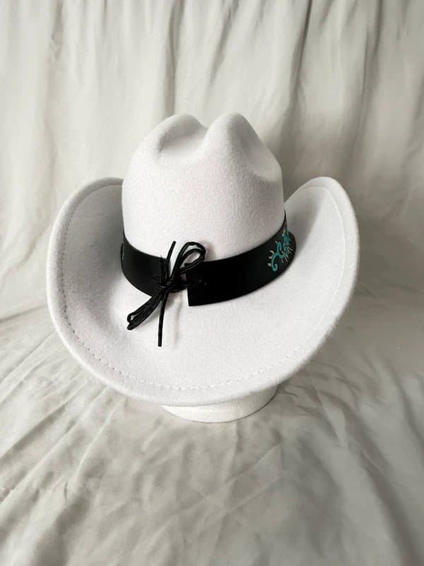 Western Cowboy Hat - White