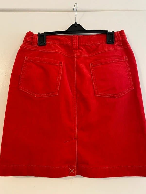 Boden Boden red corduroy skirt size 10R