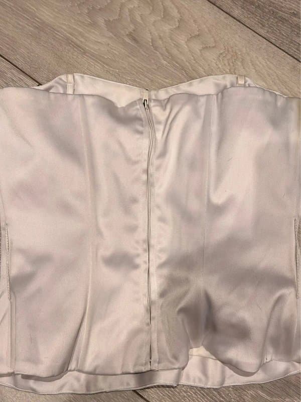 Source Unknown Vintage white corset