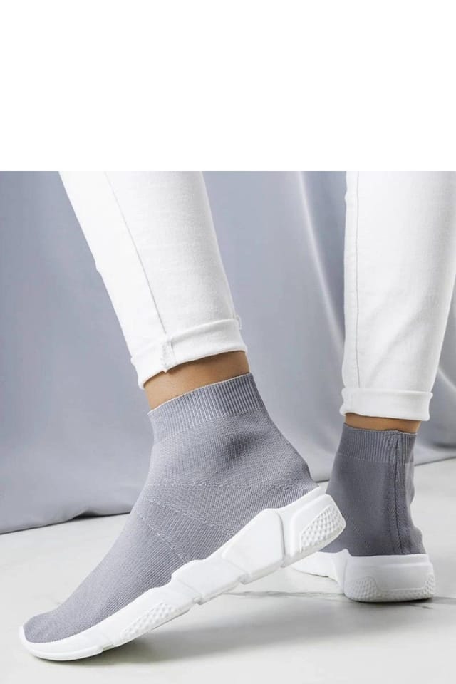 Love Lace Love Lace Women's William Sport Slip On Sneakers Breathable Summer Casual in Grey - 2