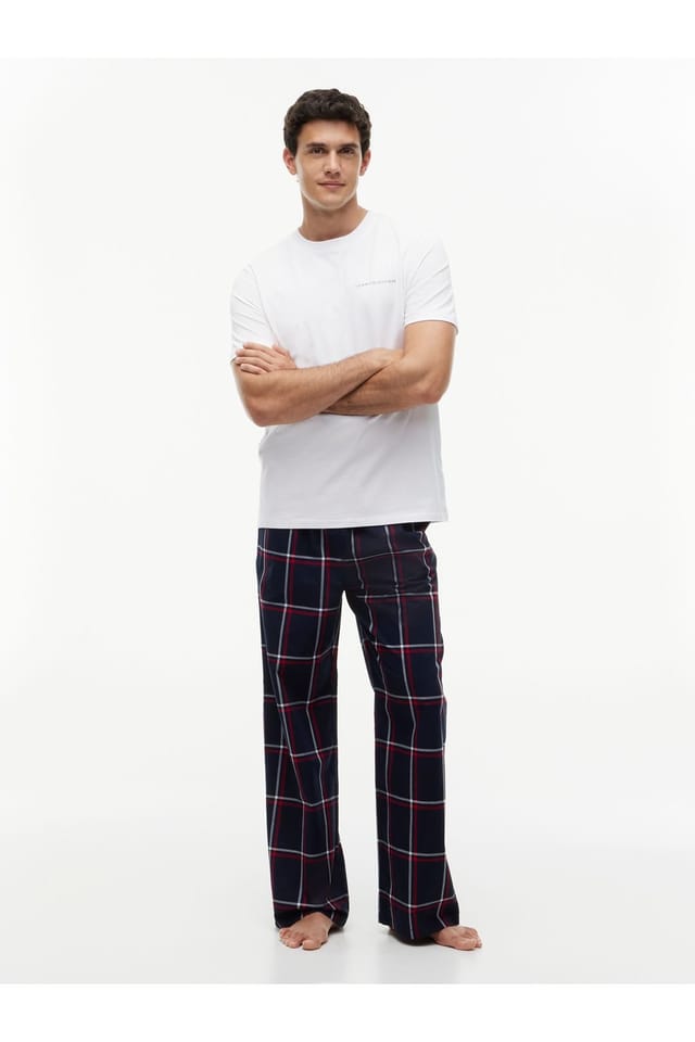 Tommy Hilfiger Tommy Hilfiger Men's Woven Pants Windowpane Check - 2