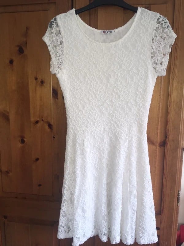 Topshop White lace dress - 1