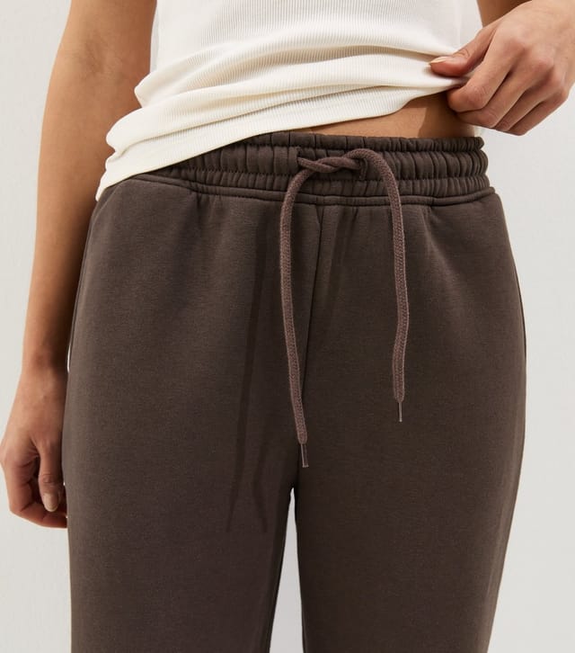 New Look Women's Dark Brown Toggle Cuff Joggers New Look - 2