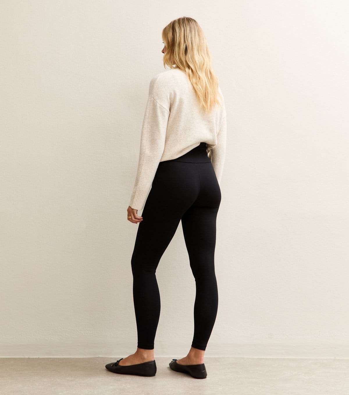 New Look Women's Maternity Black High Waist Leggings New Look - 4