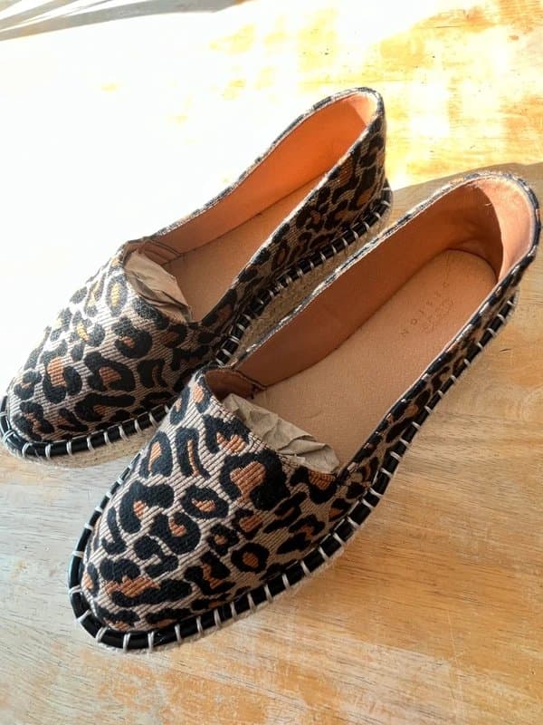 ASOS ASOS Design Animal Print Espadrilles 5
