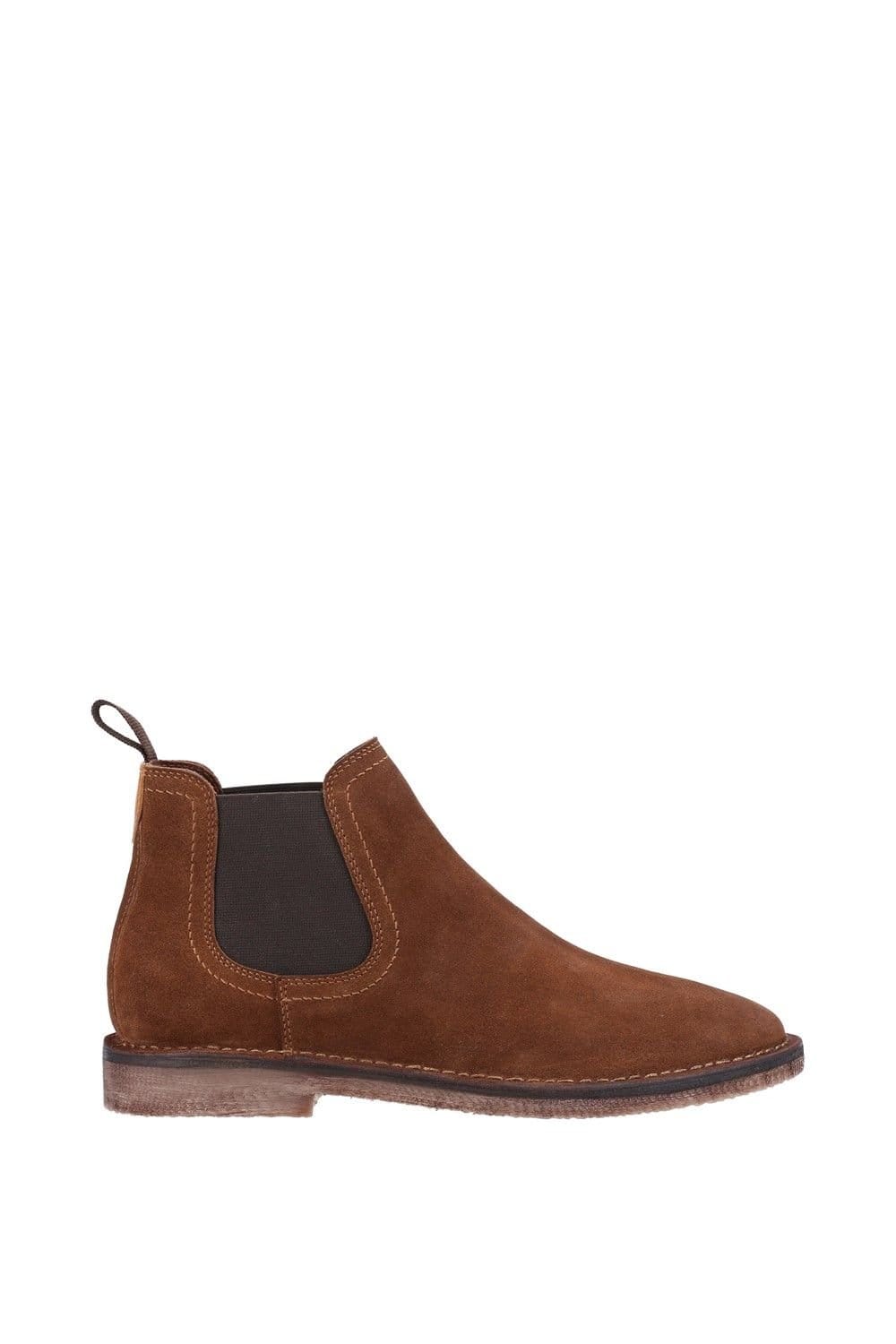 Hush Puppies Hush Puppies Men's 'Shaun' Leather Boots in Tan - 4
