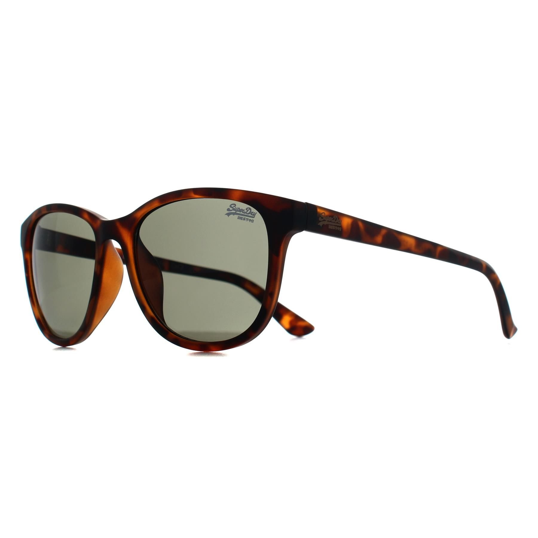 Superdry Superdry Women's Square Matte Tortoise Green SDS-LIZZIE in Brown - 2