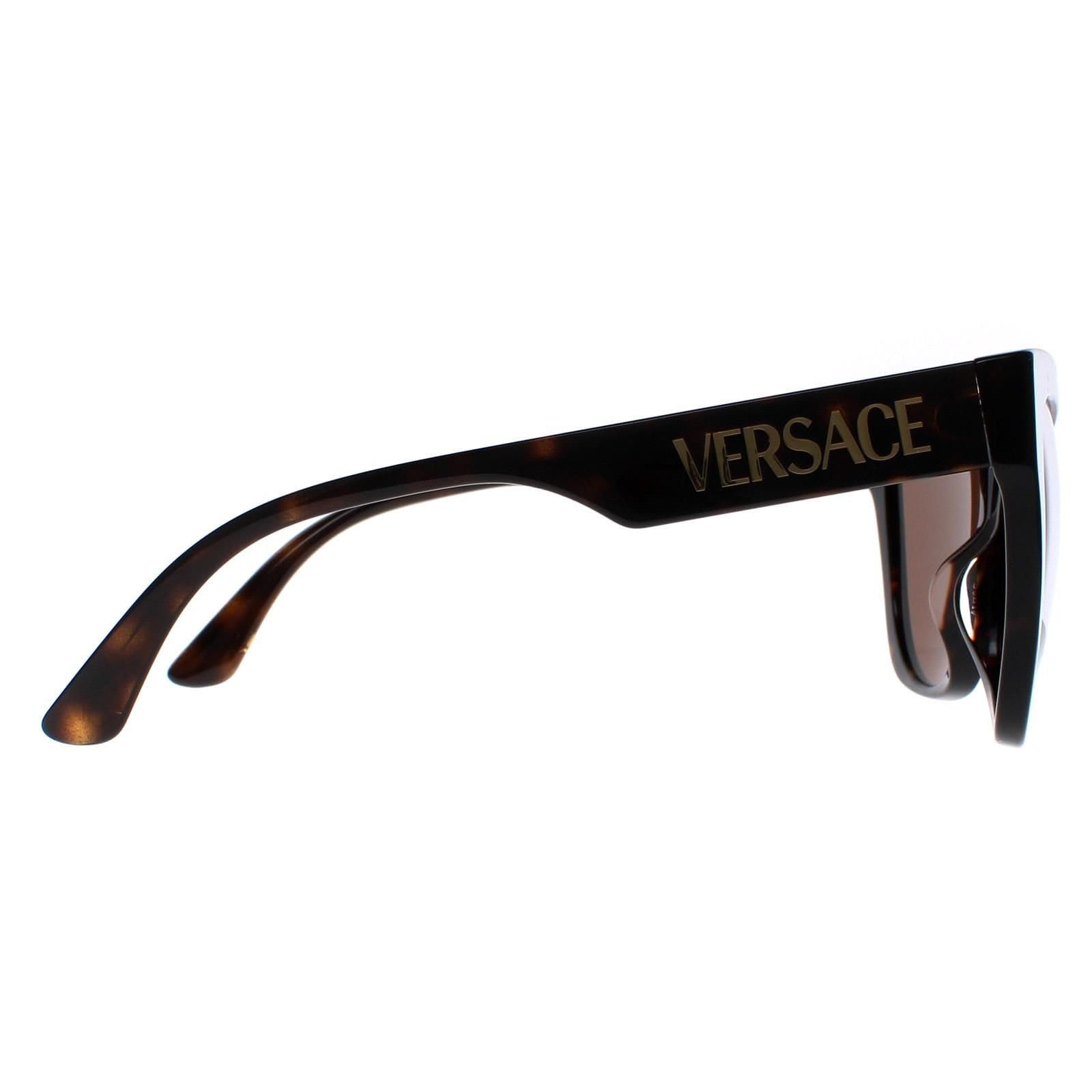 Versace Versace Women's Cat Eye Havana Dark Brown VE4417U - 4