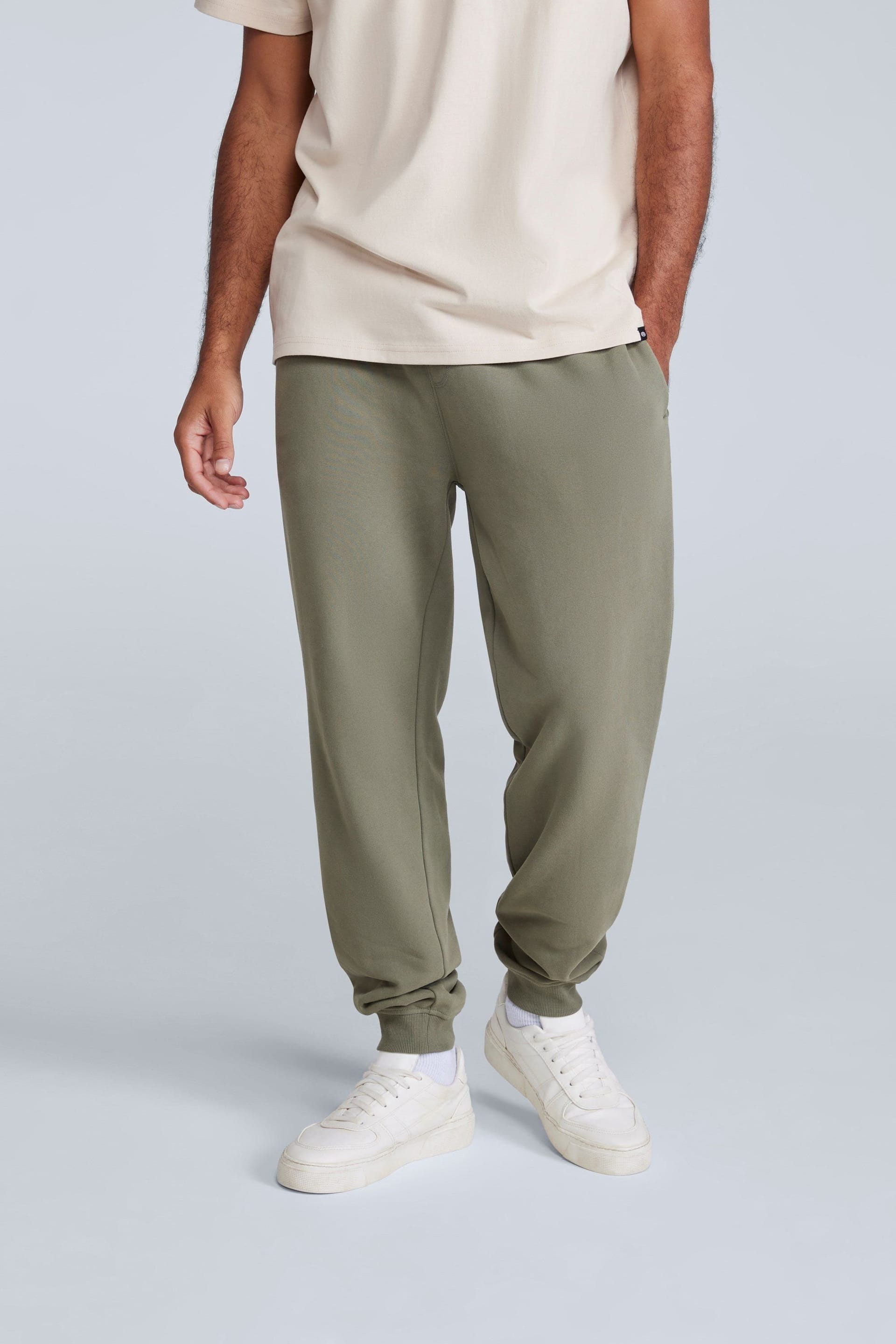 Animal Men's Khaki Cotton Casual Joggers