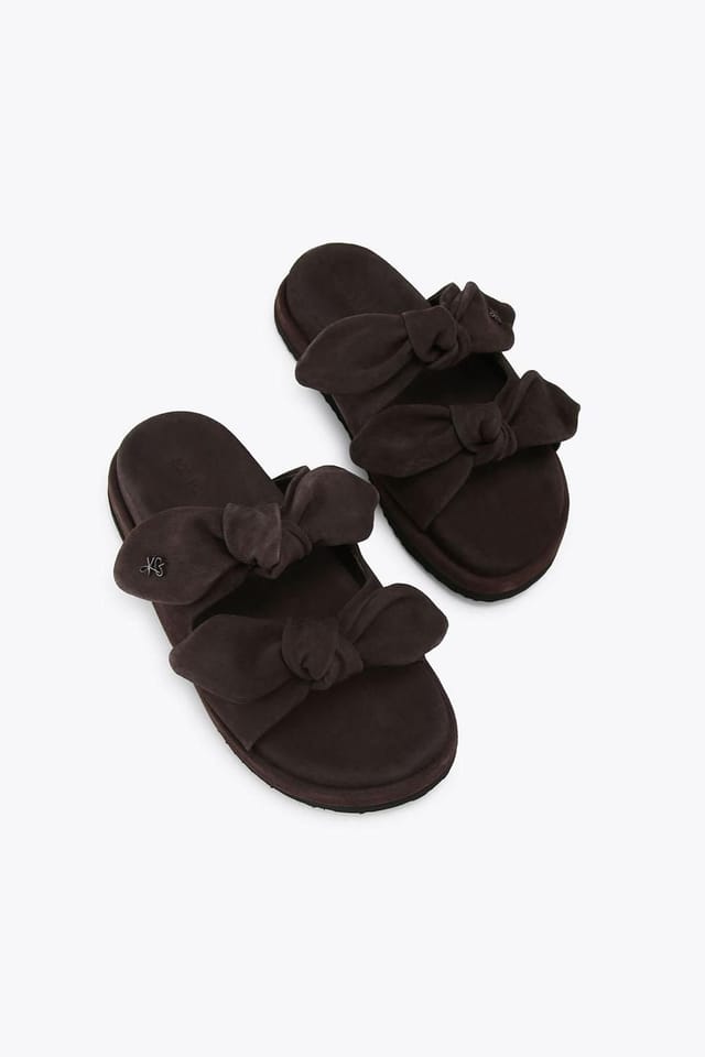 KG Kurt Geiger KG Kurt Geiger Women's 'Reva' Suede Sandals in Brown - 2