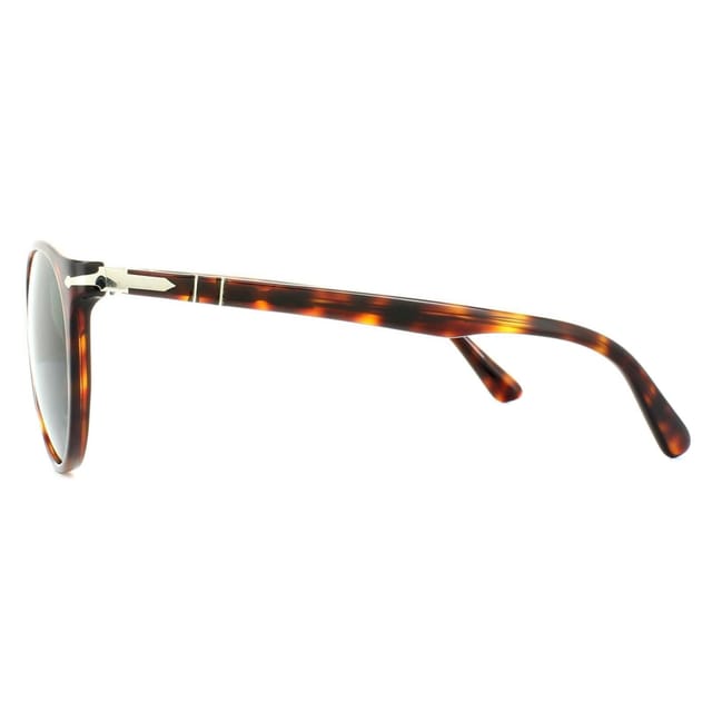 Persol Persol Men's Round Havana Grey Green Sunglasses in Brown - 3