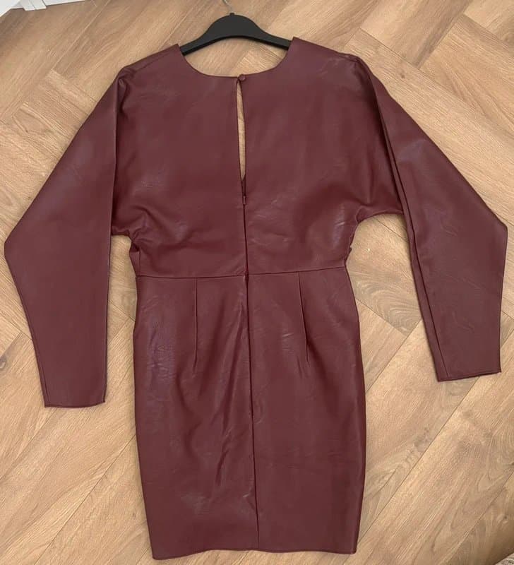 ASOS ASOS design faux leather dress