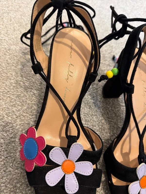 Never Fully Dressed Never Fully Dressed Flower Heels