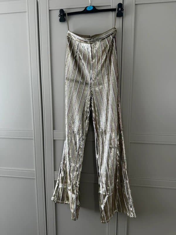 ASOS Asos sequins wide leg trousers