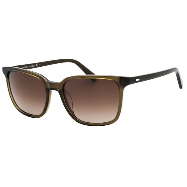 Banana Republic Banana Republic Men's Brown SF Lensed Green Sunglasses - 2