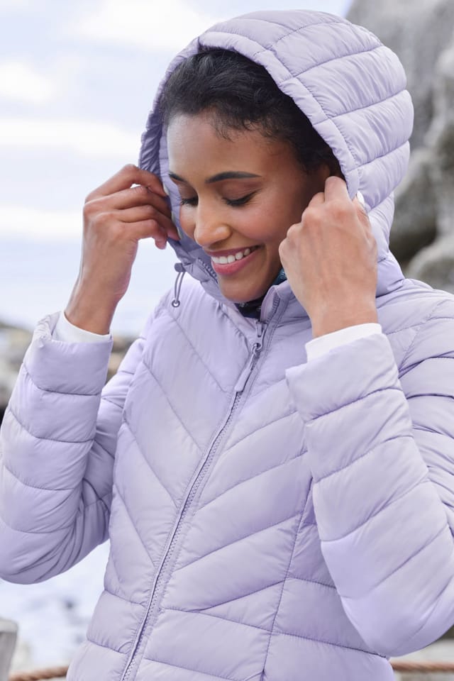WoolOvers WoolOvers Women's Roama Puffer Jacket in Purple - 2