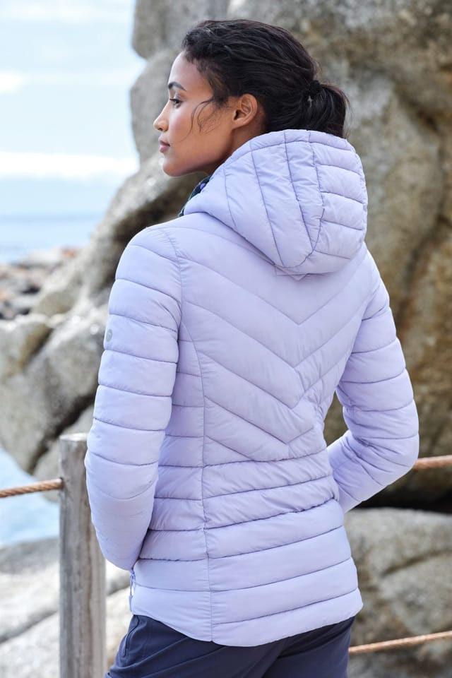 WoolOvers WoolOvers Women's Roama Puffer Jacket in Purple - 3