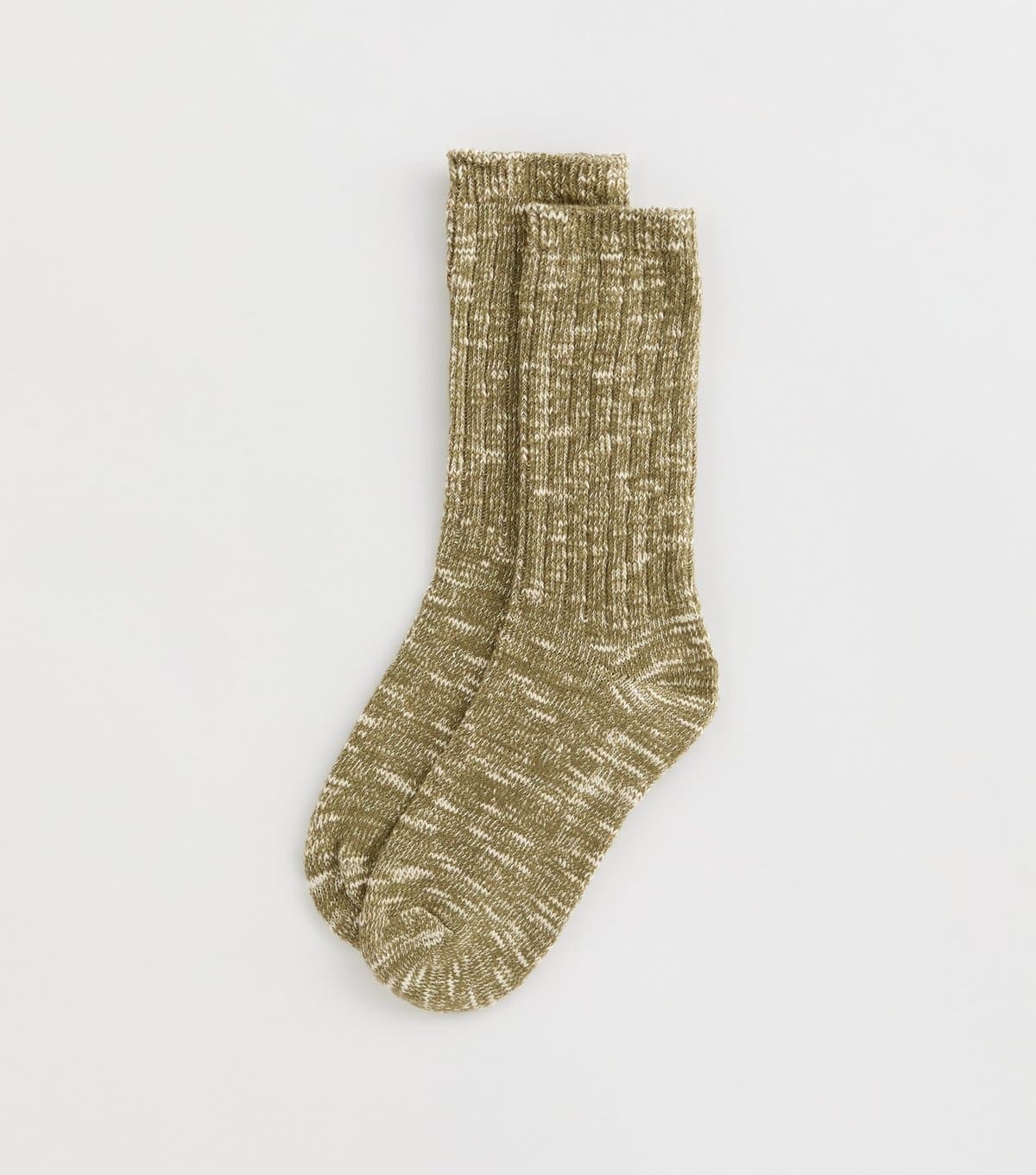 New Look Khaki Space Dye Tube Sock New Look