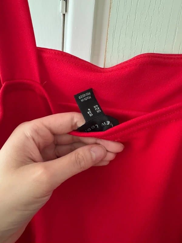 New Look Red playsuit