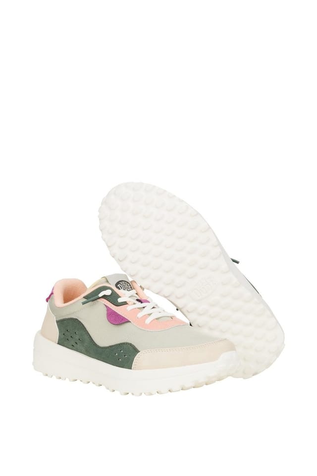 Hey Dude Hey Dude Women's Hayden Colorblock Trainers in Olive - 3