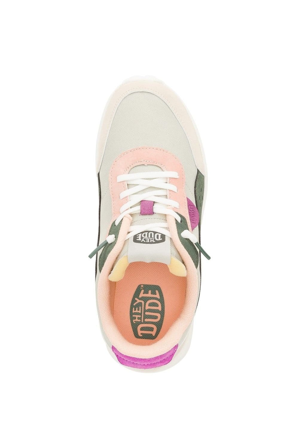 Hey Dude Hey Dude Women's Hayden Colorblock Trainers in Olive - 4