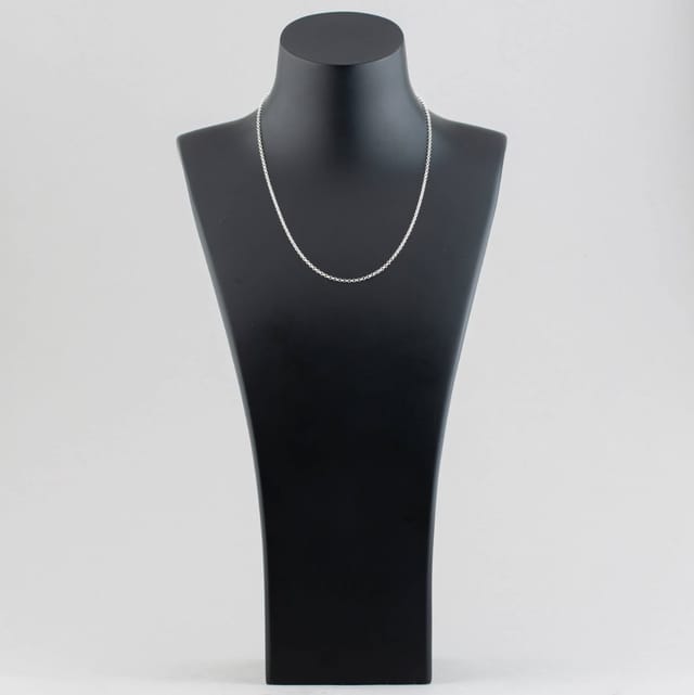 T.H.Baker T.H.Baker Women's Silver 18 Inch Belcher Chain 8.14.0224 - 2