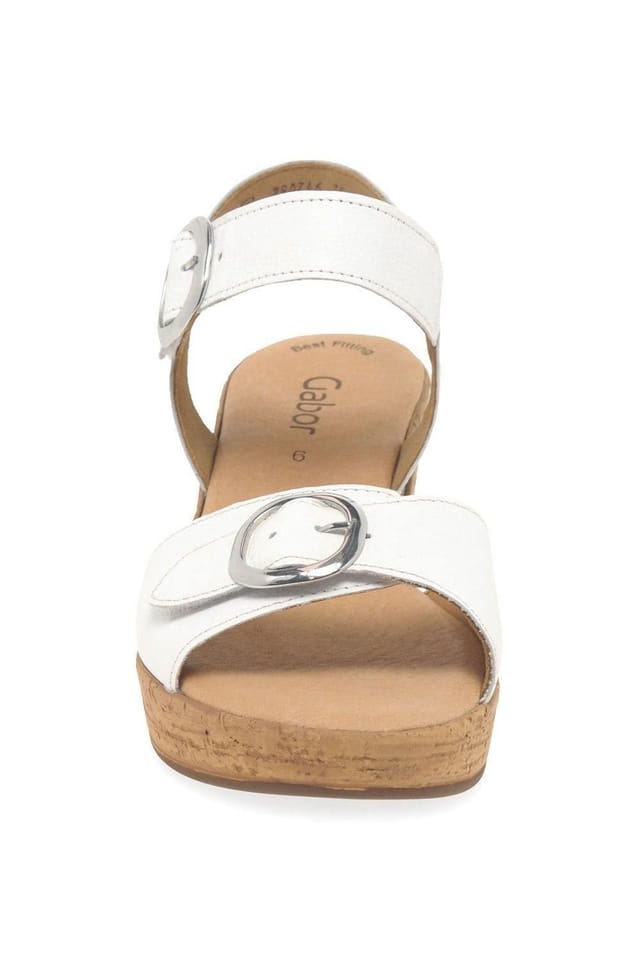 Gabor Gabor Women's 'Fantastica' Heeled Sandals in White - 3