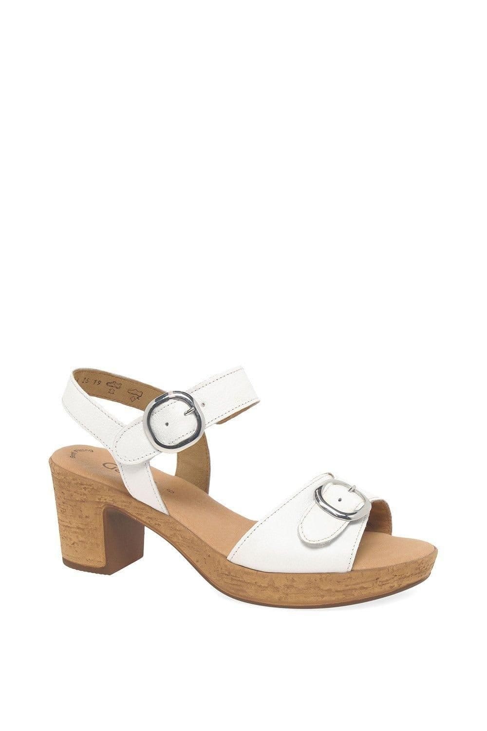 Gabor Gabor Women's 'Fantastica' Heeled Sandals in White - 4
