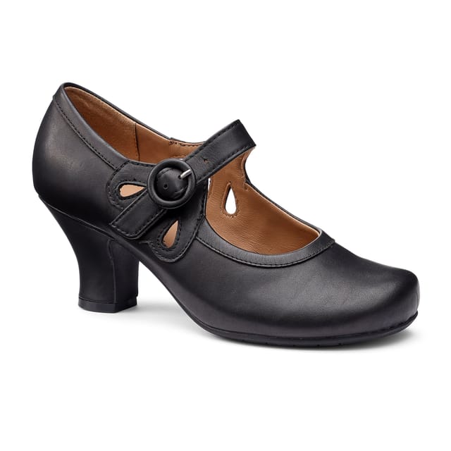 Hotter Hotter Women's 'Broadway' Vintage Heels in Black - 2