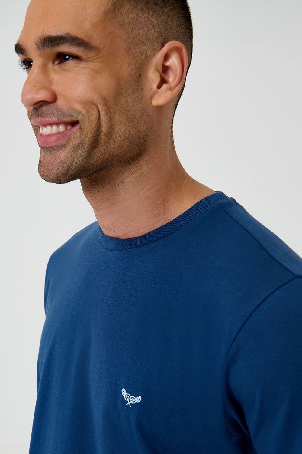 Threadbare Threadbare Men's Pyjama T-Shirt & Check Shorts Set in Navy - 4