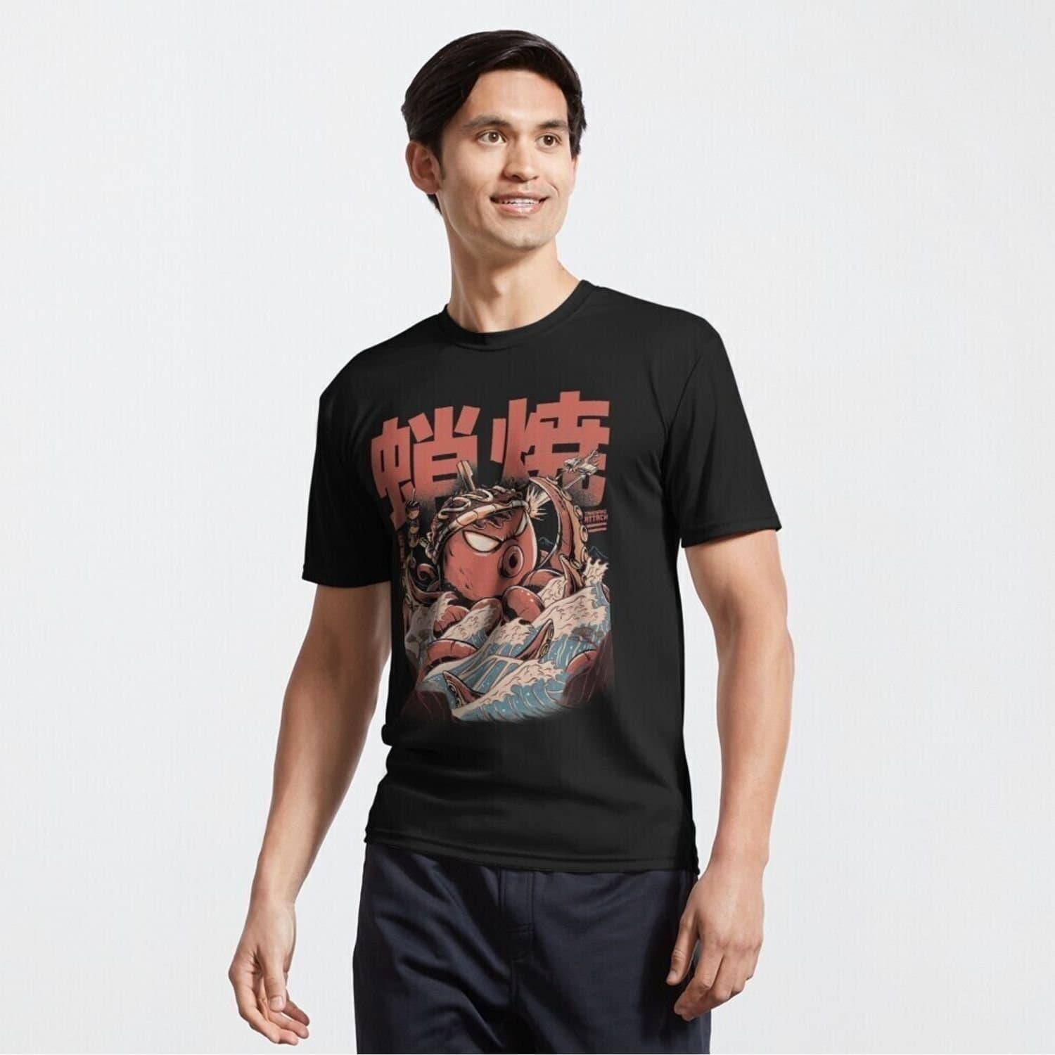 Ilustrata Ilustrata Men's Takoyaki Attack T-Shirt in Black