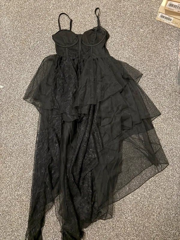 ASOS Black lace dress