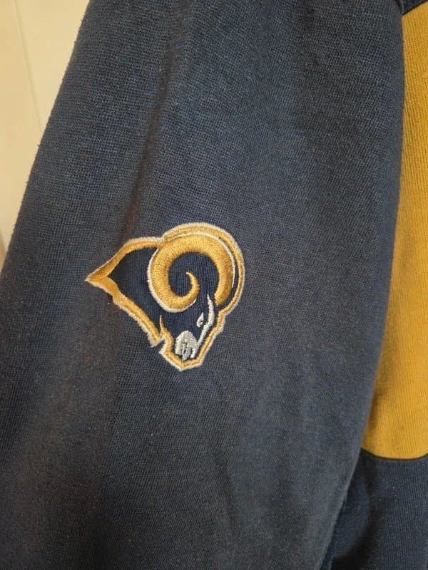 NFL Rams NFL sweatshirt Navy Gold XL Vintage