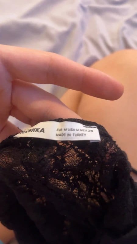 Bershka black lace body suit - 1