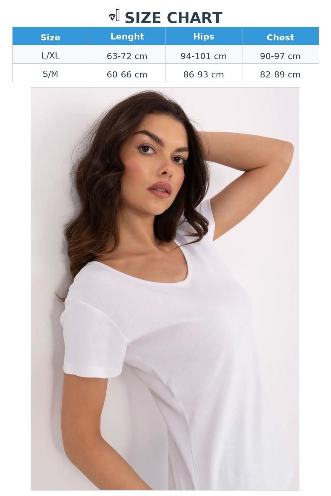 Love Lace Love Lace Women's Casual Everyday Cotton Elastane Round Neck Tee in White - 4