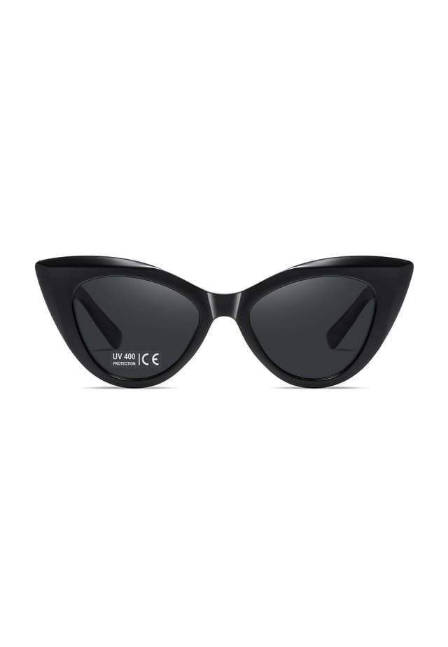 AVANT-GARDE PARIS AVANT-GARDE PARIS Women's Chic Cat Eye Polarized Sunglasses in Black - 3