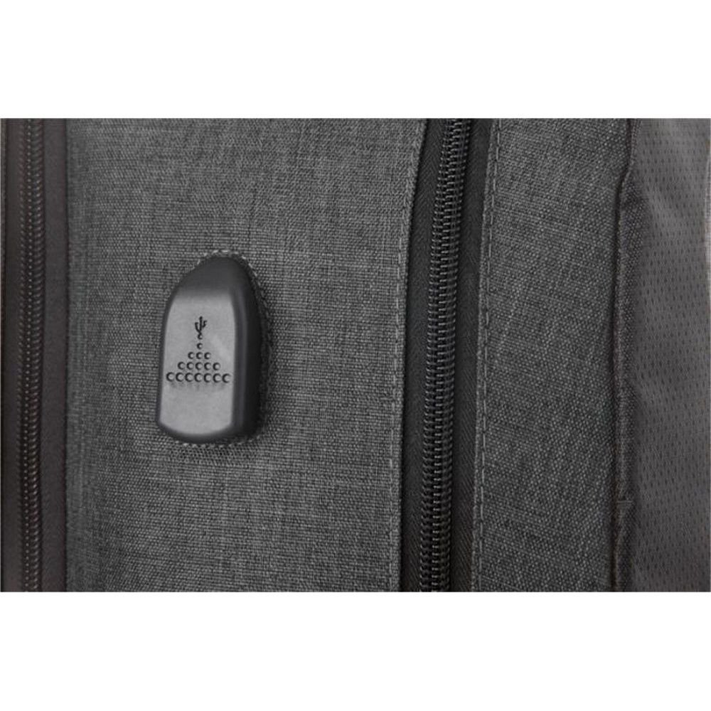 Avenue Avenue Men's Overland 17 Inch TSA Laptop Backpack in Charcoal - 2