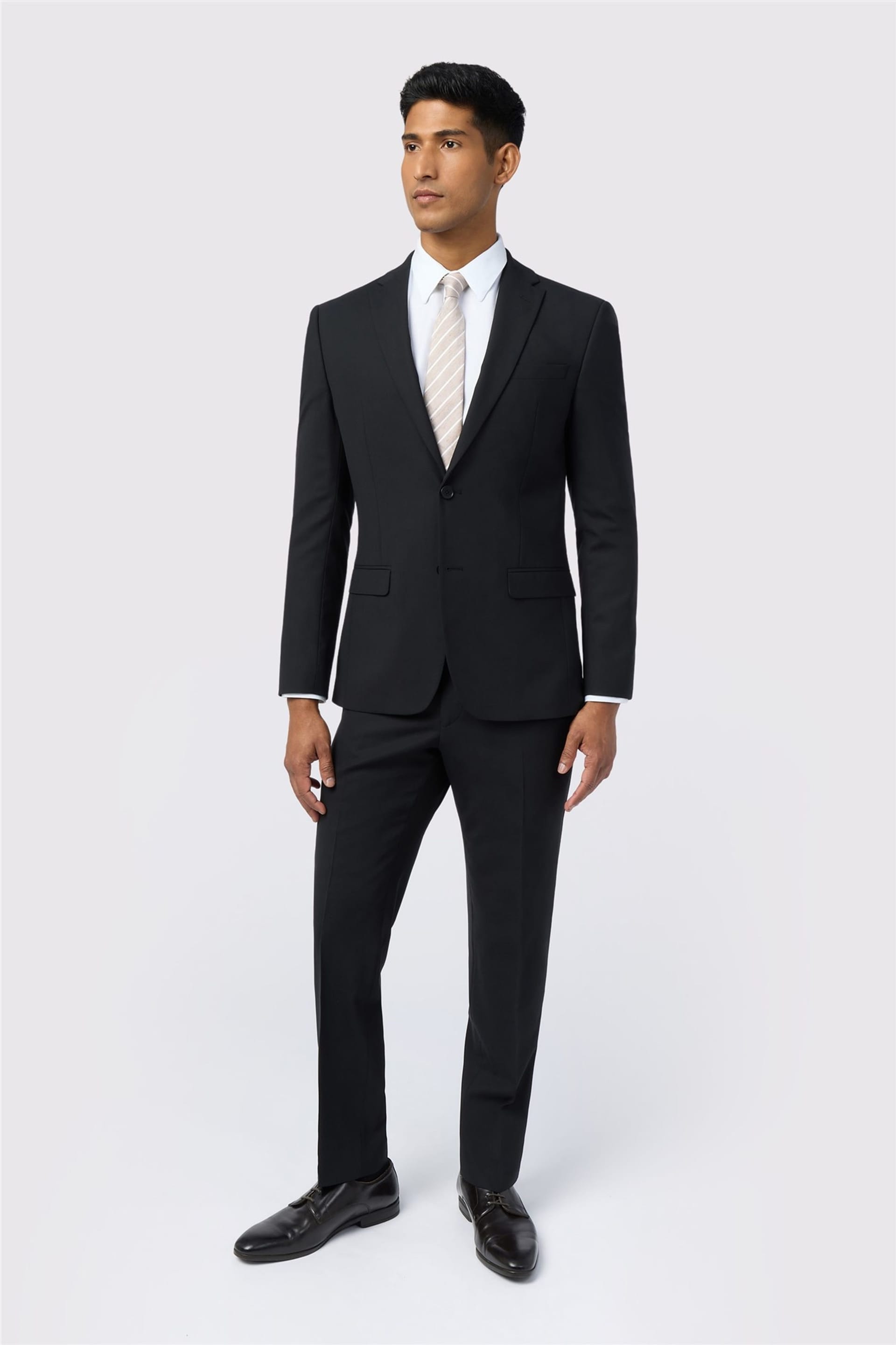 Ted Baker Ted Baker Men's Single Breasted Two Button Slim Fit Suit Jacket in Black - 4