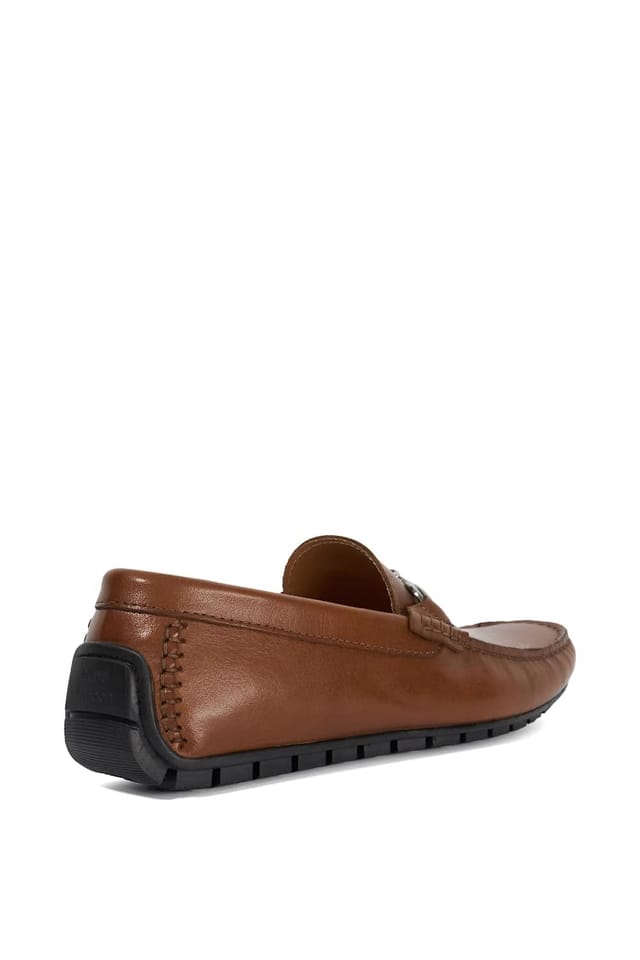 Dune London Dune London Men's 'Brackon' Leather Slip-On Shoes in Brown - 3