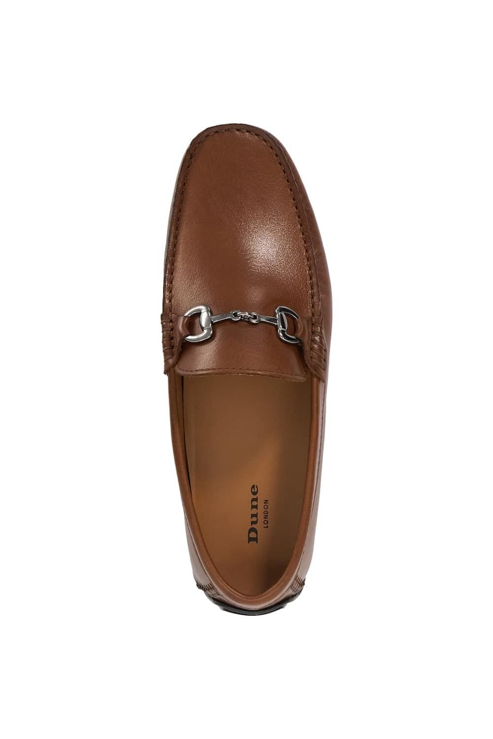 Dune London Dune London Men's 'Brackon' Leather Slip-On Shoes in Brown - 4